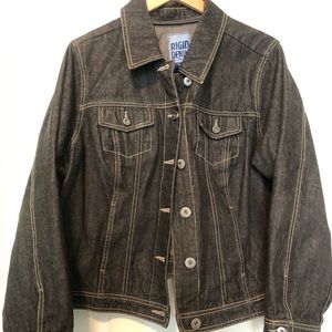 New 22/24 Avenue Rigid Denim Blue Jean Jacket